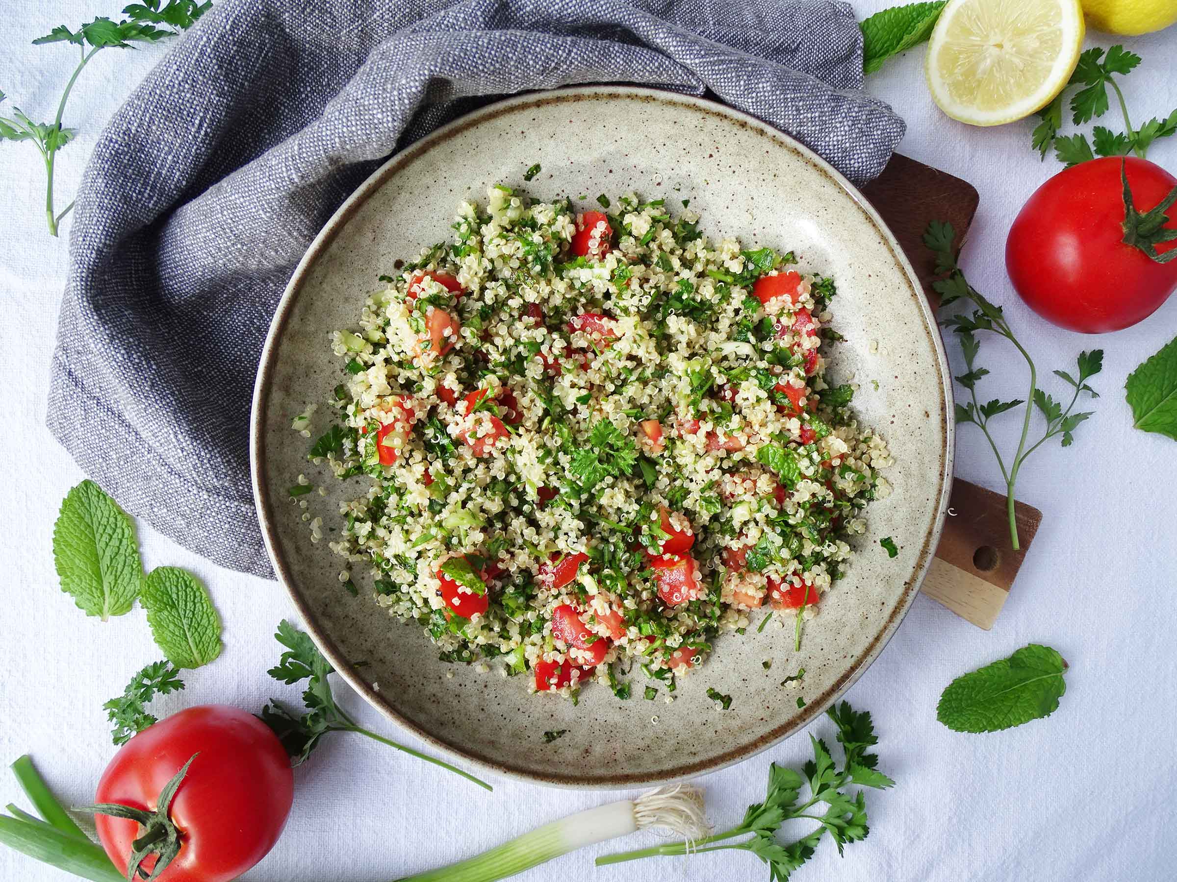 Healthy Quinoa Tabbouleh