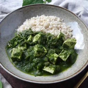 Vegan Spinach Tofu Curry