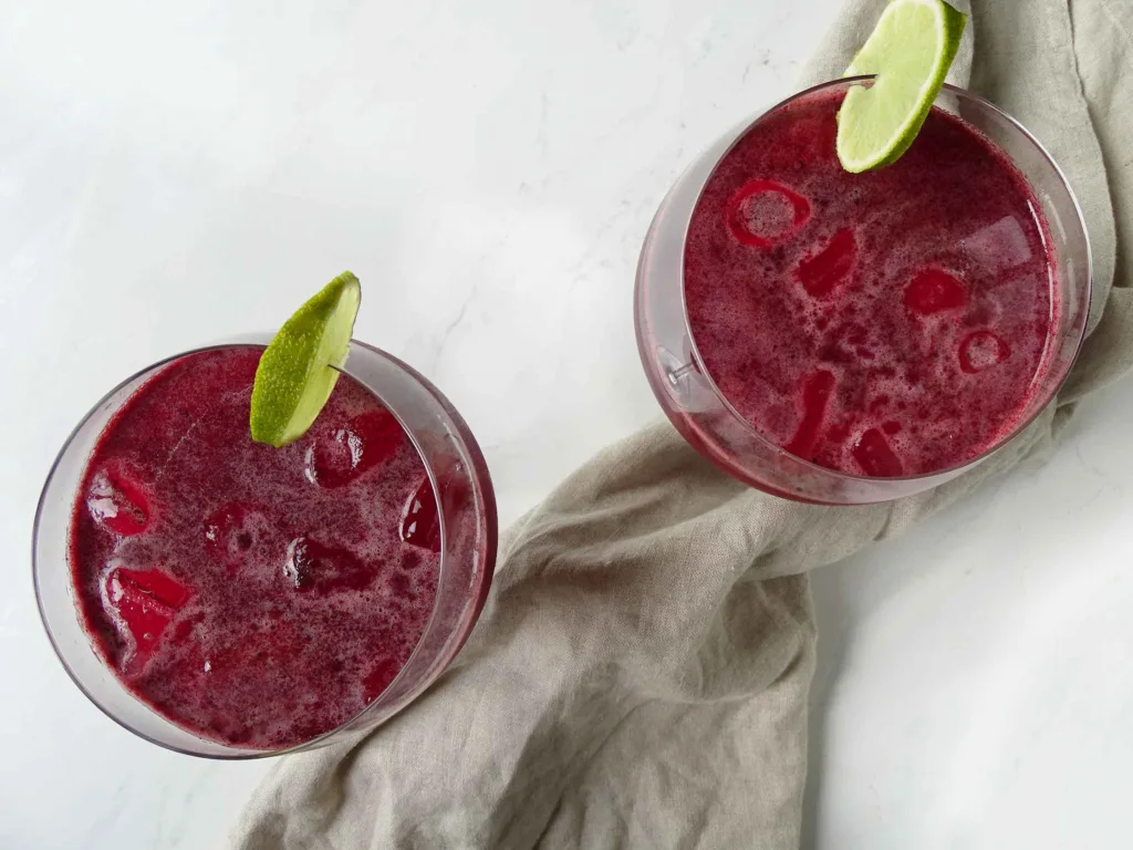 blueberry and lime mocktail sugar free alcohol free