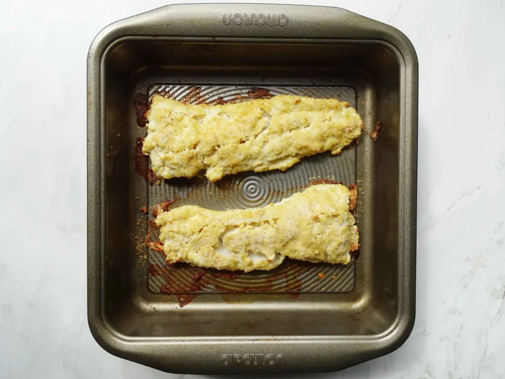 Gluten free baked cod fillets candida diet friendly