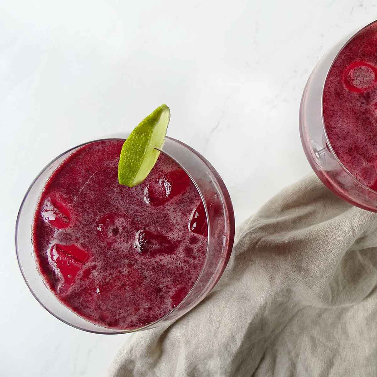 Refreshing Blueberry Lime Mocktail Sugar Free Anti Candida Kitchen