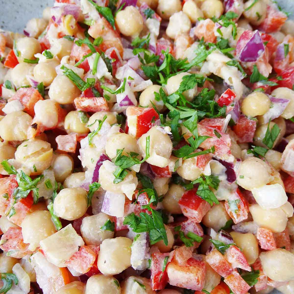 Crunchy Chickpea Salad Recipe