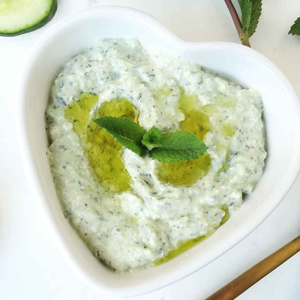 Dairy Free Tofu Tzatziki