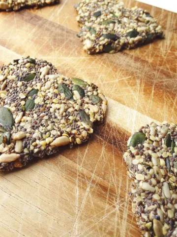 Gluten Free Mixed Seed Crackers