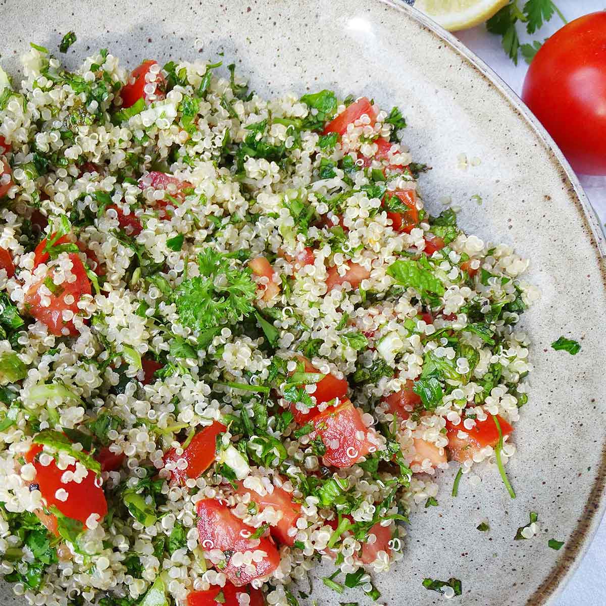 Gluten Free Quinoa Tabbouleh