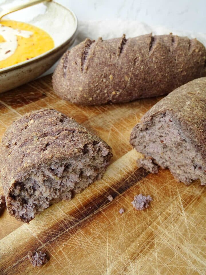 Candida Diet Gluten Free Baguette Bread Recipe