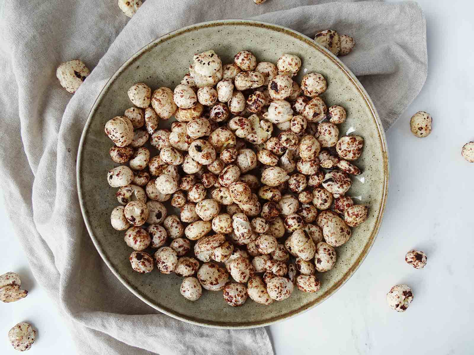 Popcorn Substitute on the Candida Diet - Popped Lotus Seeds