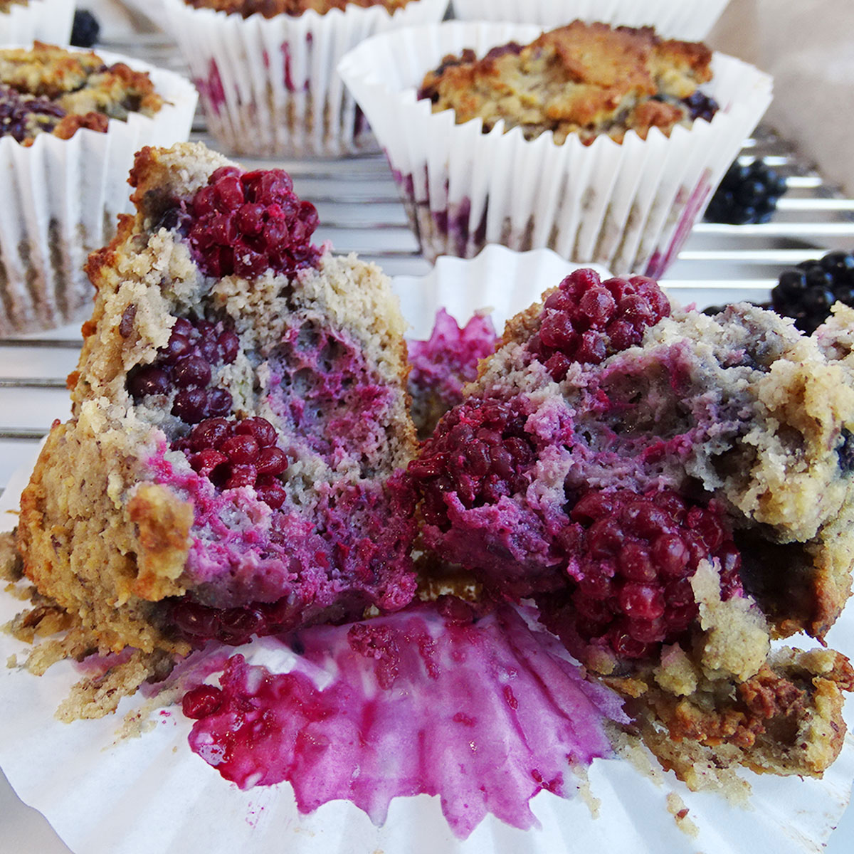 Gluten-Free Blackberry Muffins Recipe