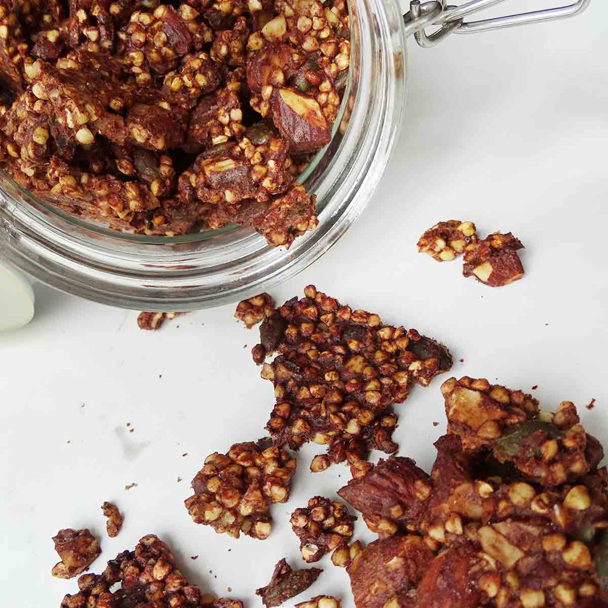 Gluten Free Granola - Chocolate and Buckwheat - sugar free and no oats