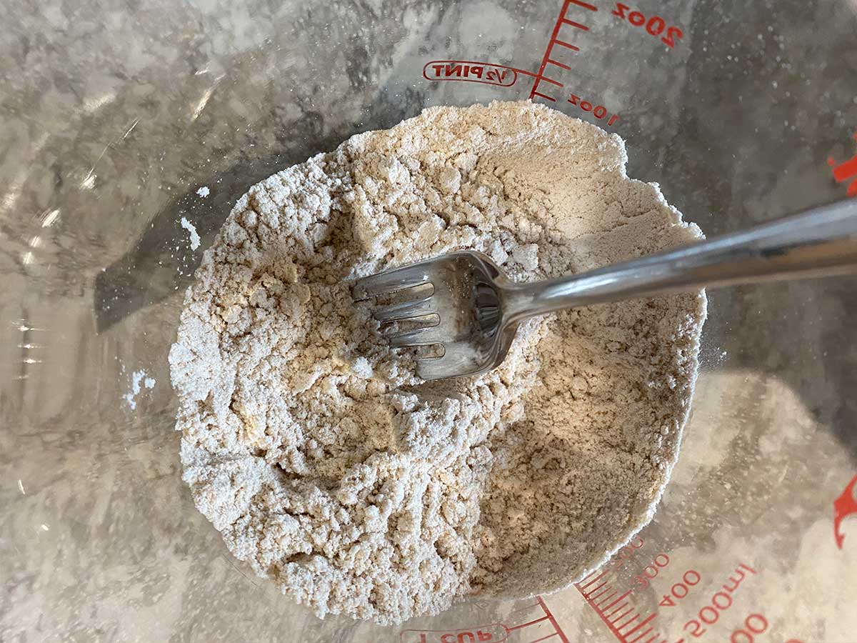 Making Coconut Flour Tortillas Step 2
