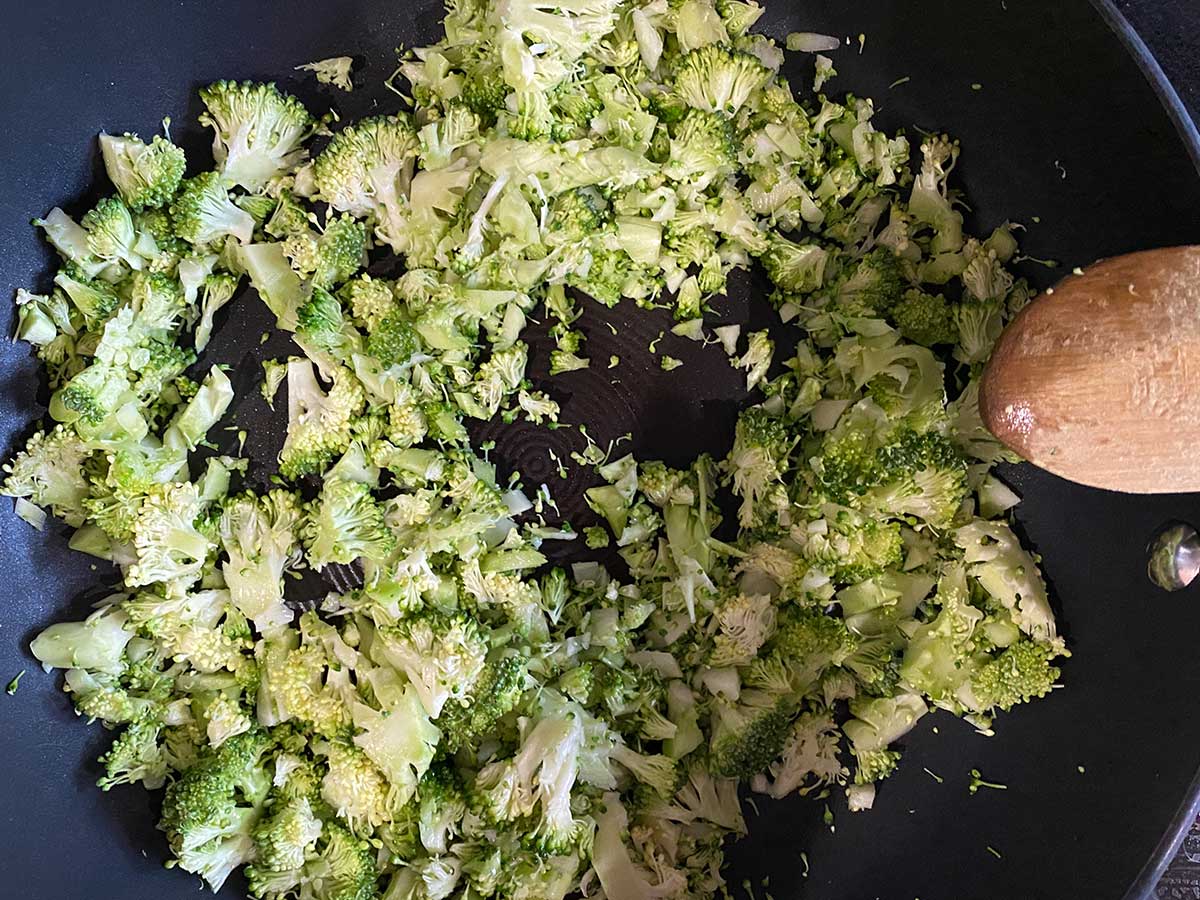 Broccoli Crunch Salad Process - Step 3