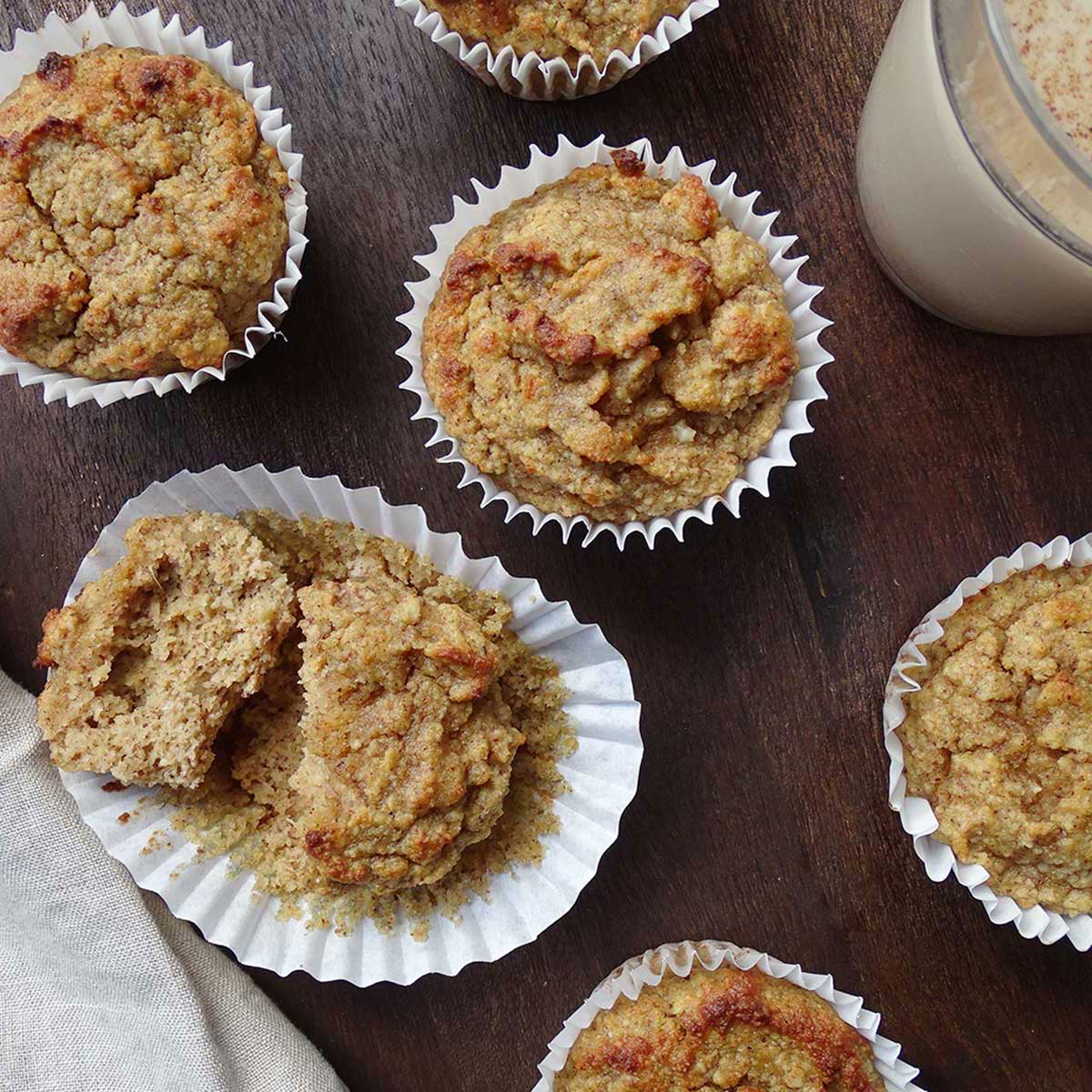 Almond Flour Pumpkin Muffins