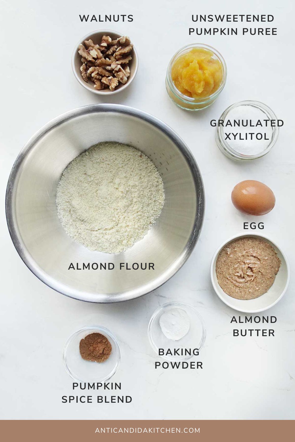 Almond Flour Pumpkin Muffins Ingredients