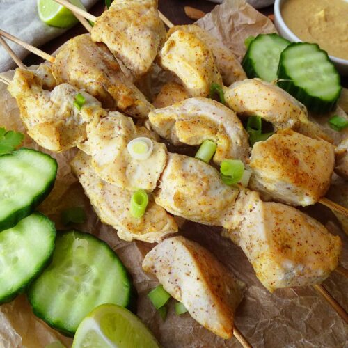 Easy Almond Satay Chicken Recipe