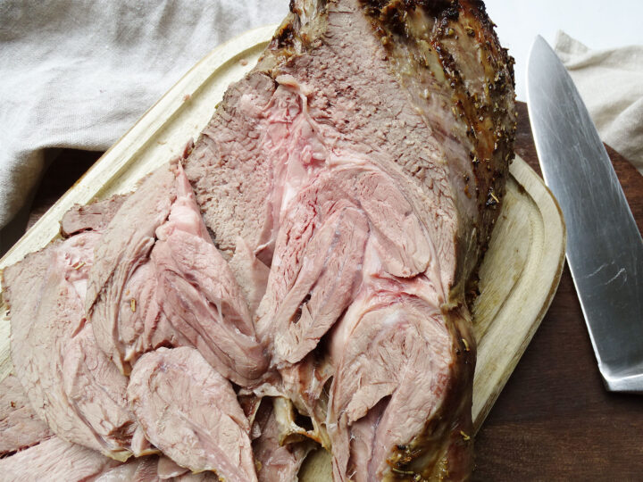 Easy Lemon and Herb Roasted Lamb Leg