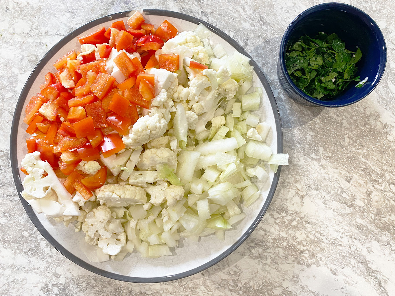 Prepare fresh ingredients