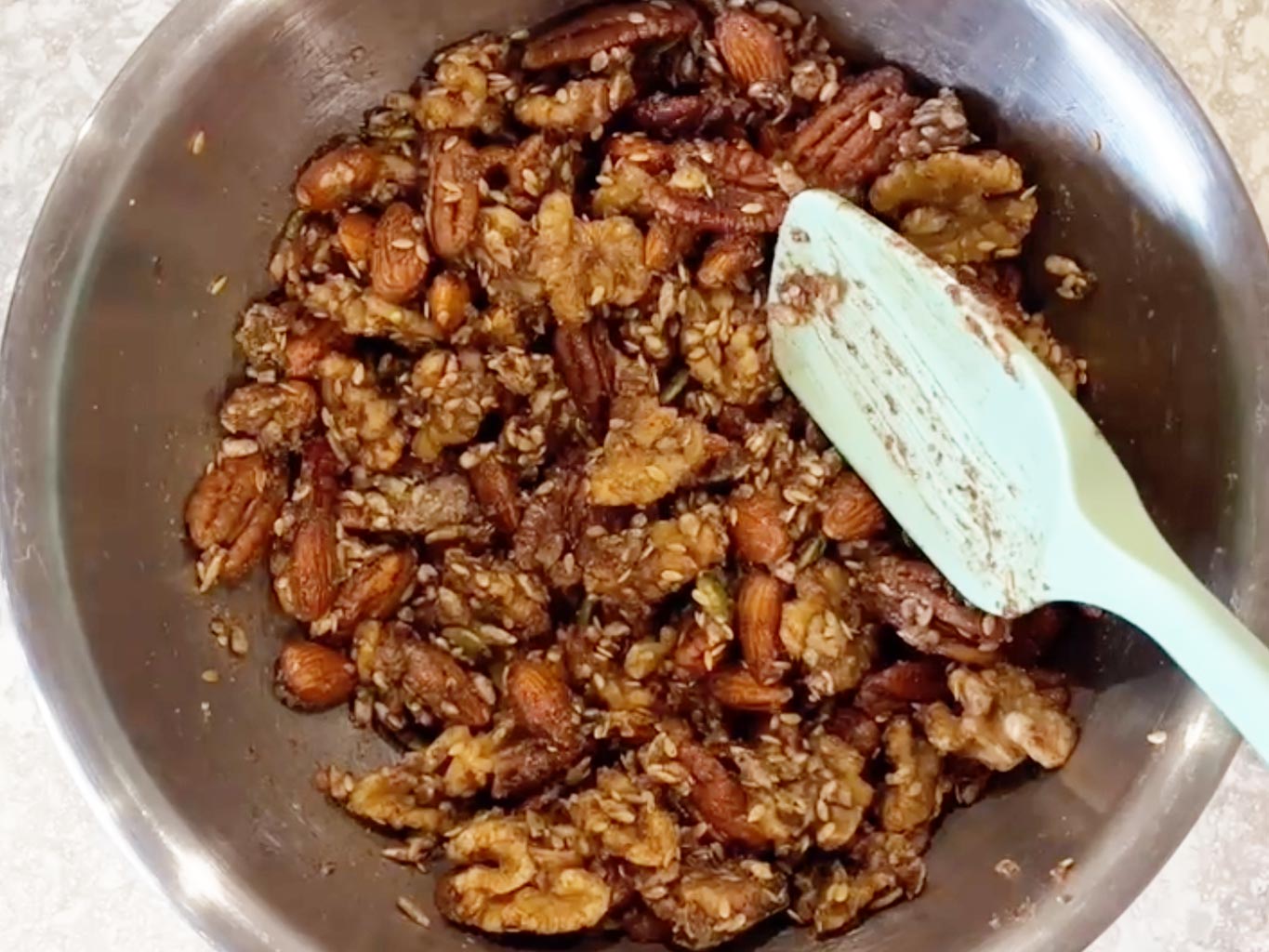 Combine ingredients evenly