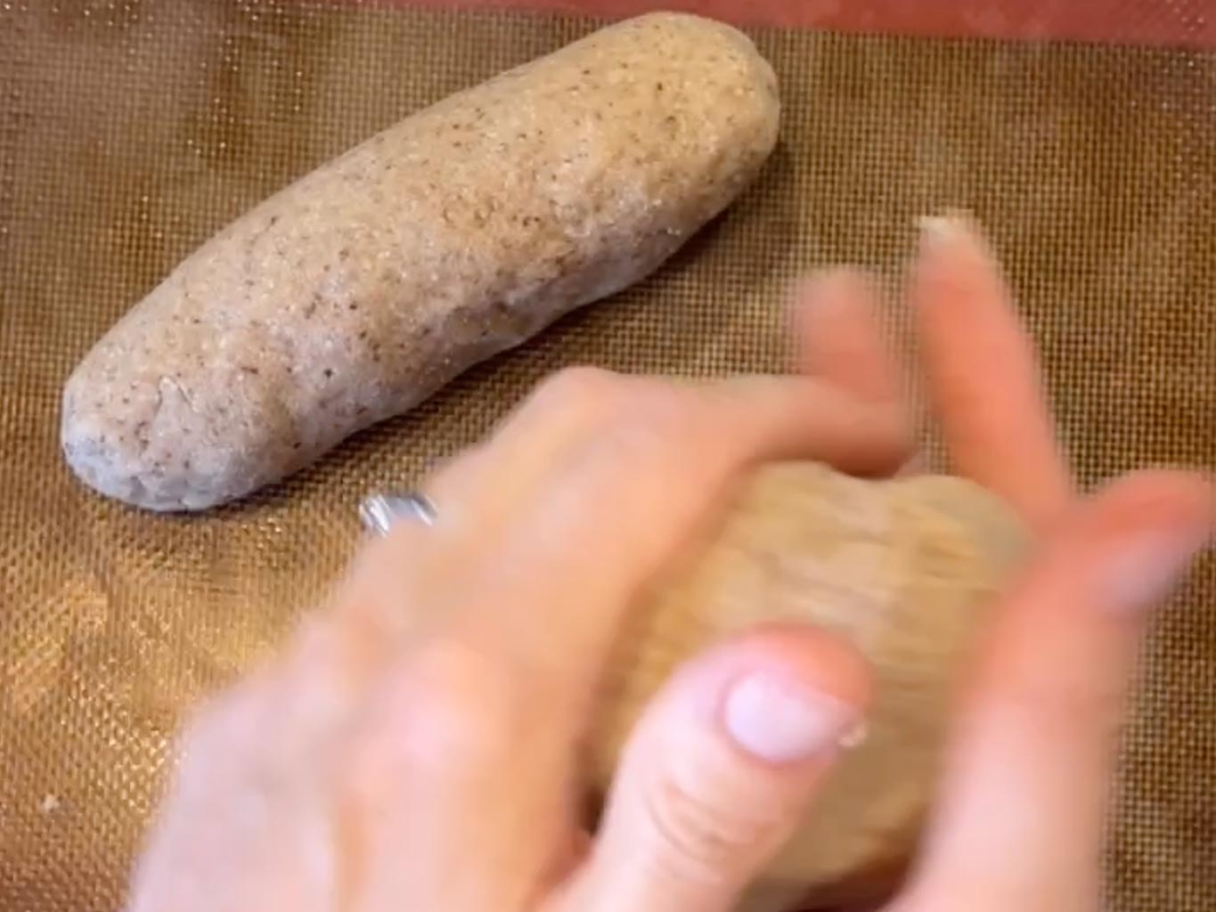 Shape your gluten free bread with your hands