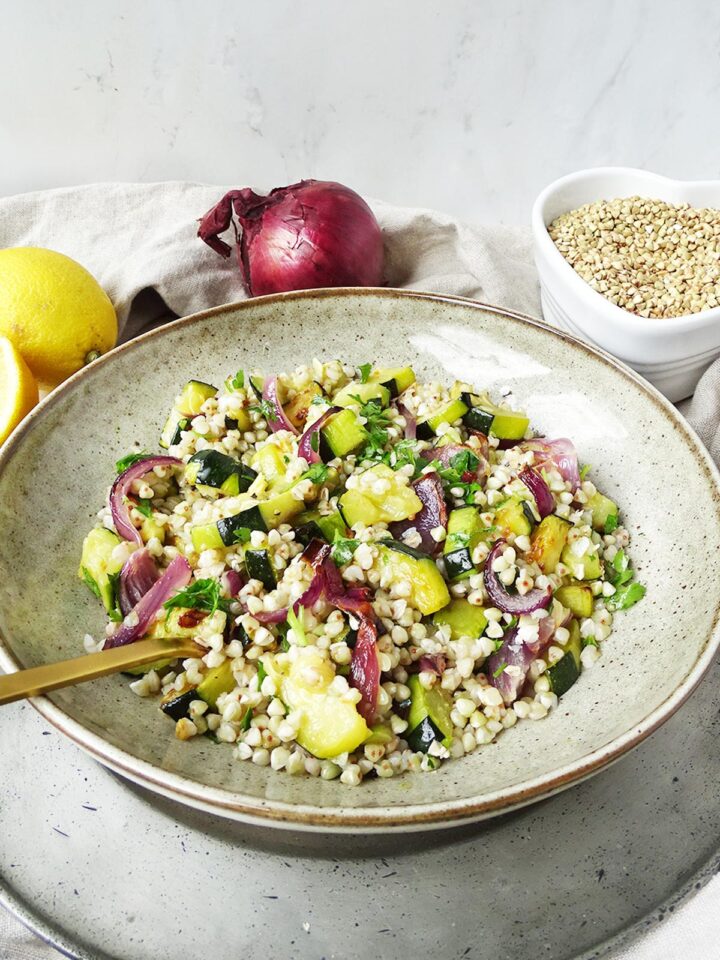 Lemon Zucchini Buckwheat Salad Recipe Gluten Free Dairy Free