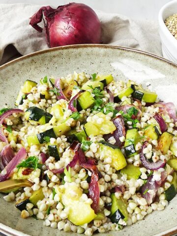 Lemon Zucchini Buckwheat Salad Recipe Gluten Free Dairy Free