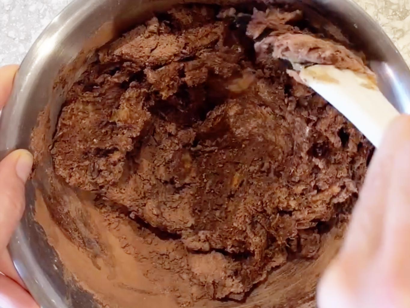 Step 5 - How to make chocolate sweet potato brownies